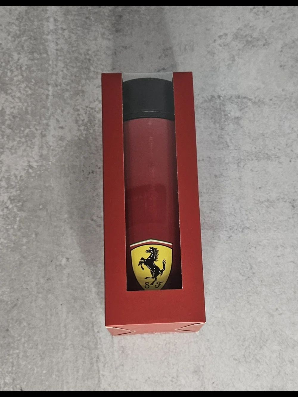 Ferrari red travel